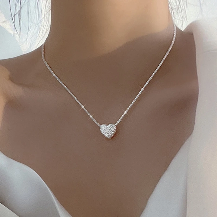 Silver Heart Necklace Free Gift